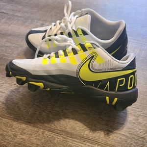 Nike Vapor Edge Shark Volt Black Football Cleats size 5Y